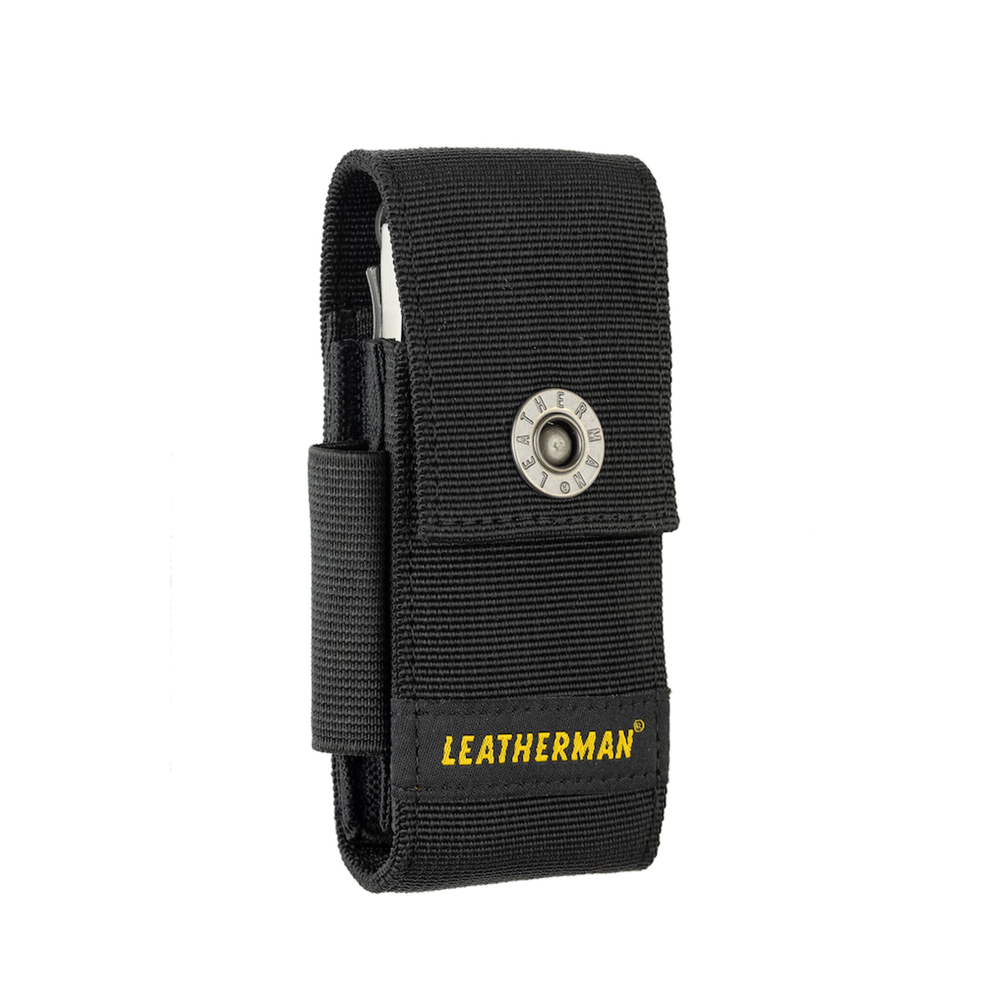 Leatherman Wave (+) with bit extender Leather Pancake Belt Sheath – Yellow  Birch Outfitters