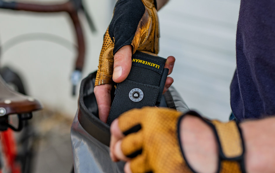 Leatherman in a sheath