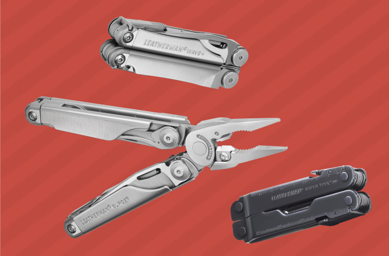 A collection of Leatherman tools, showcasing various features and styles for practical use.