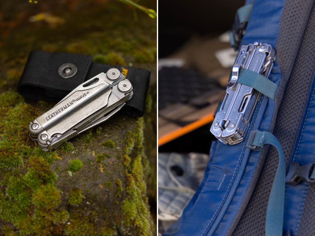 Wave Plus/New Wave Sheath Compatible with Leatherman Multitools Made in The  USA Made of Spring Steel (Tool NOT Included) (2.25 Belt Clip)