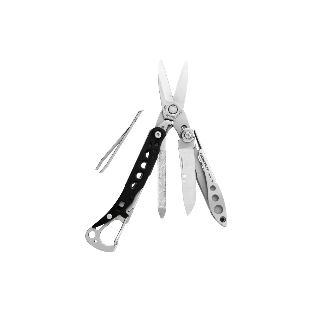 LEATHERMAN, Micra Keychain Multitool with Spring-Action Scissors and  Grooming Tools, Stainless Steel, Built in the USA, Gray - Leatherman Knife  