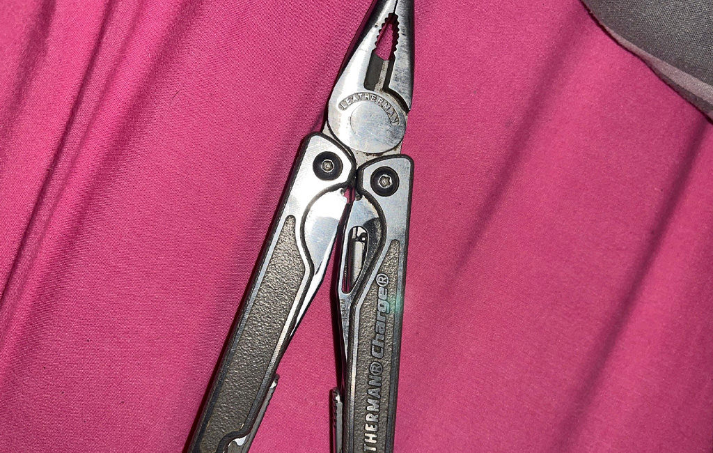 A Leatherman Charge used for 20 years by a UK policeman.