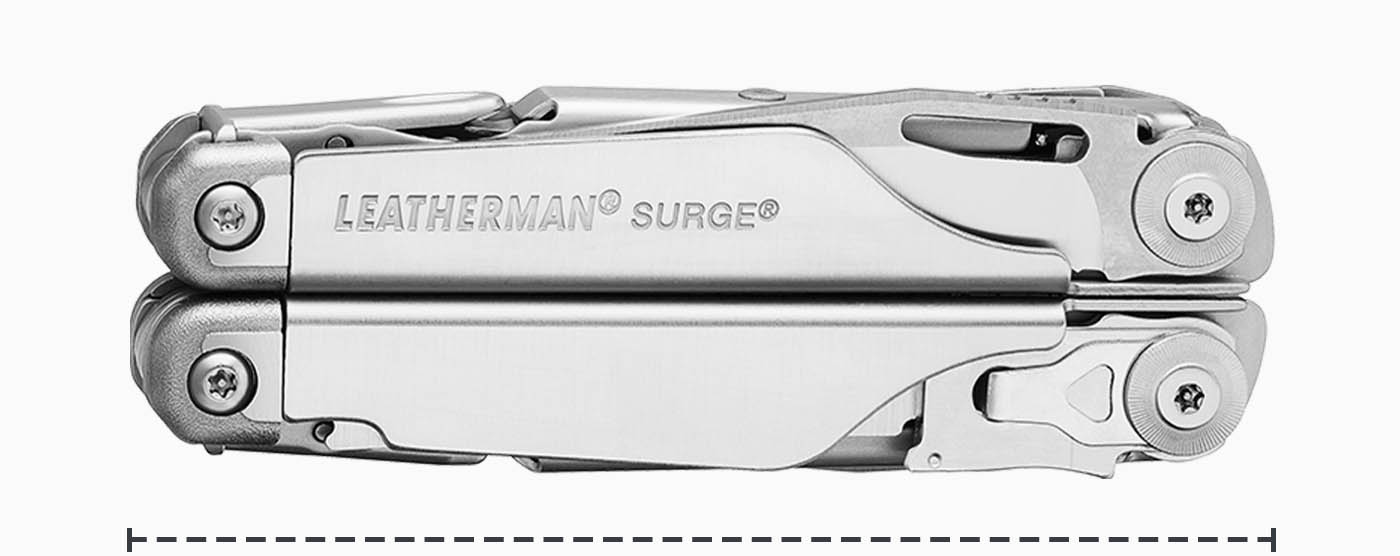 LEATHERMAN, Surge, 21-in-1 Heavy-Duty Multi-tool for Work, Home, Garden,  DIY & Auto, Stainless Steel with Premium Nylon Sheath - Leatherman Utility  Knife 