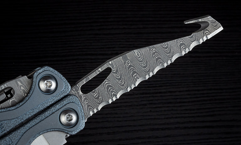 Charge+ TTi Damascus with Damascus Steel Knives | Leatherman